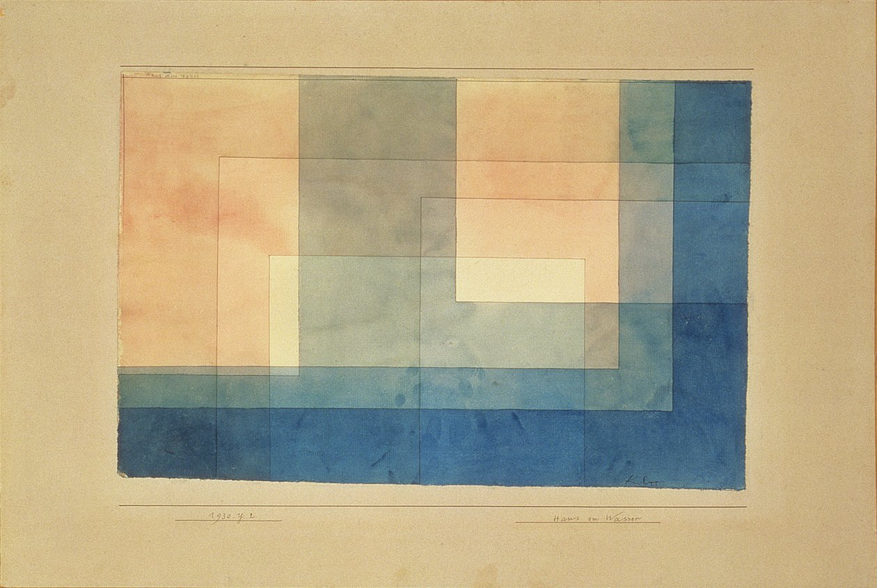 Casa sobre a Água de Paul Klee