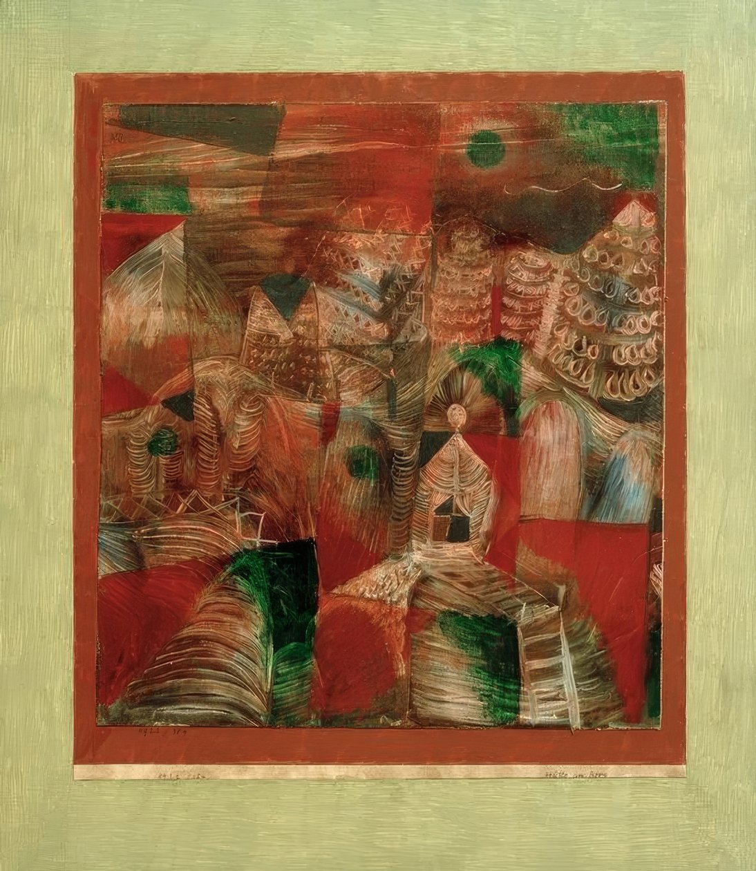 Cabana na montanha de Paul Klee