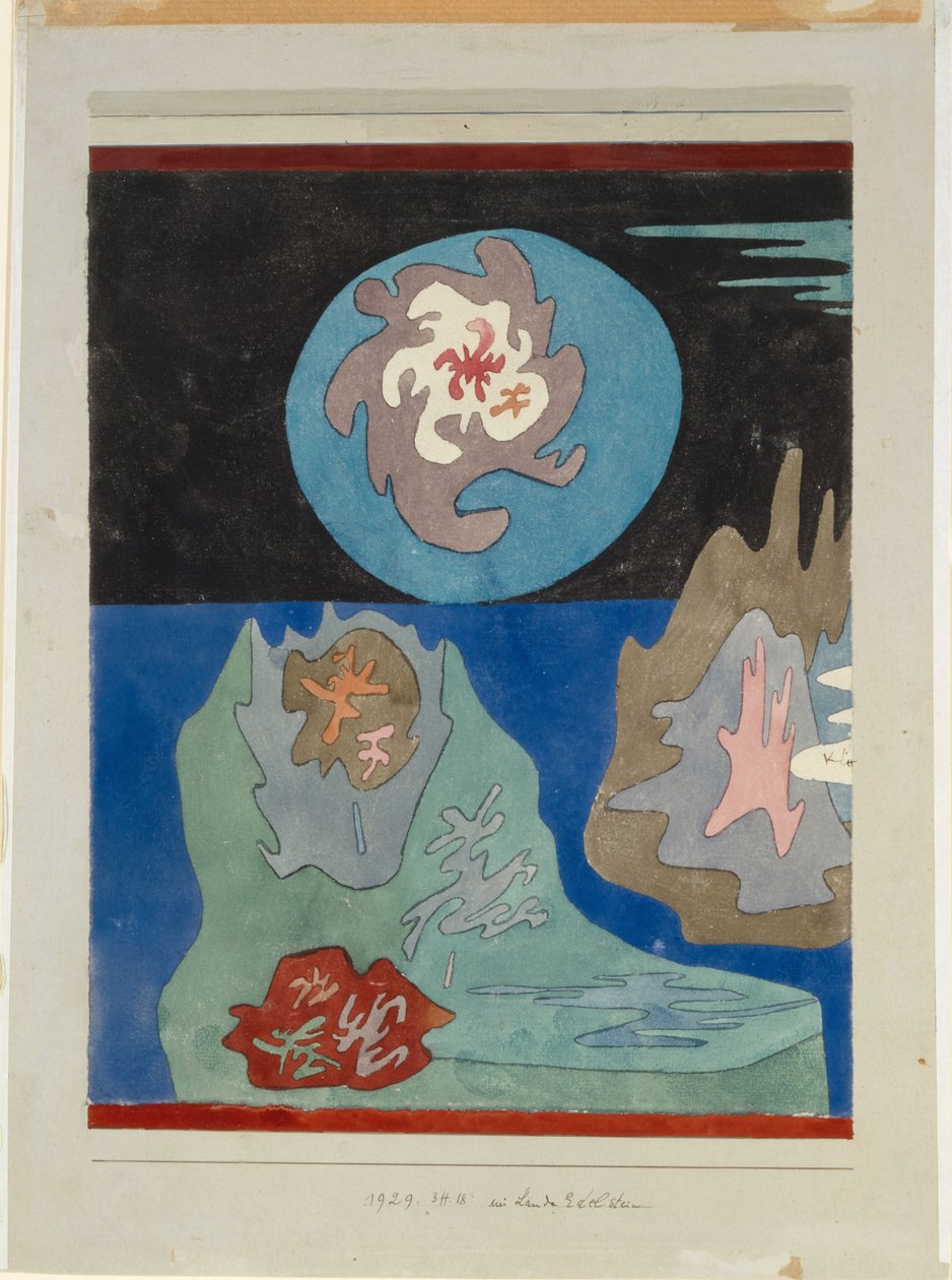 Na Terra das Gemas, 1929. de Paul Klee