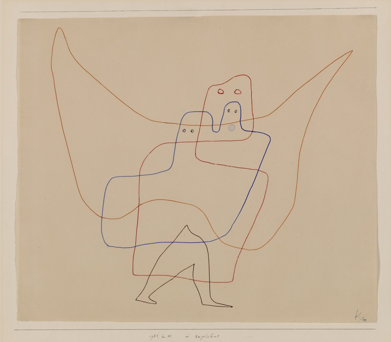 Em Angels Care, 1931. de Paul Klee