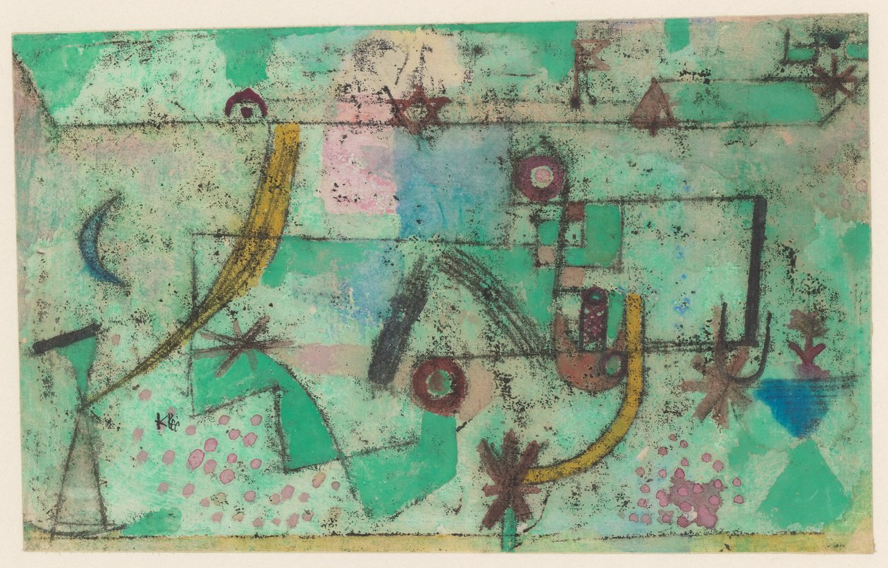 No estilo de Bach de Paul Klee