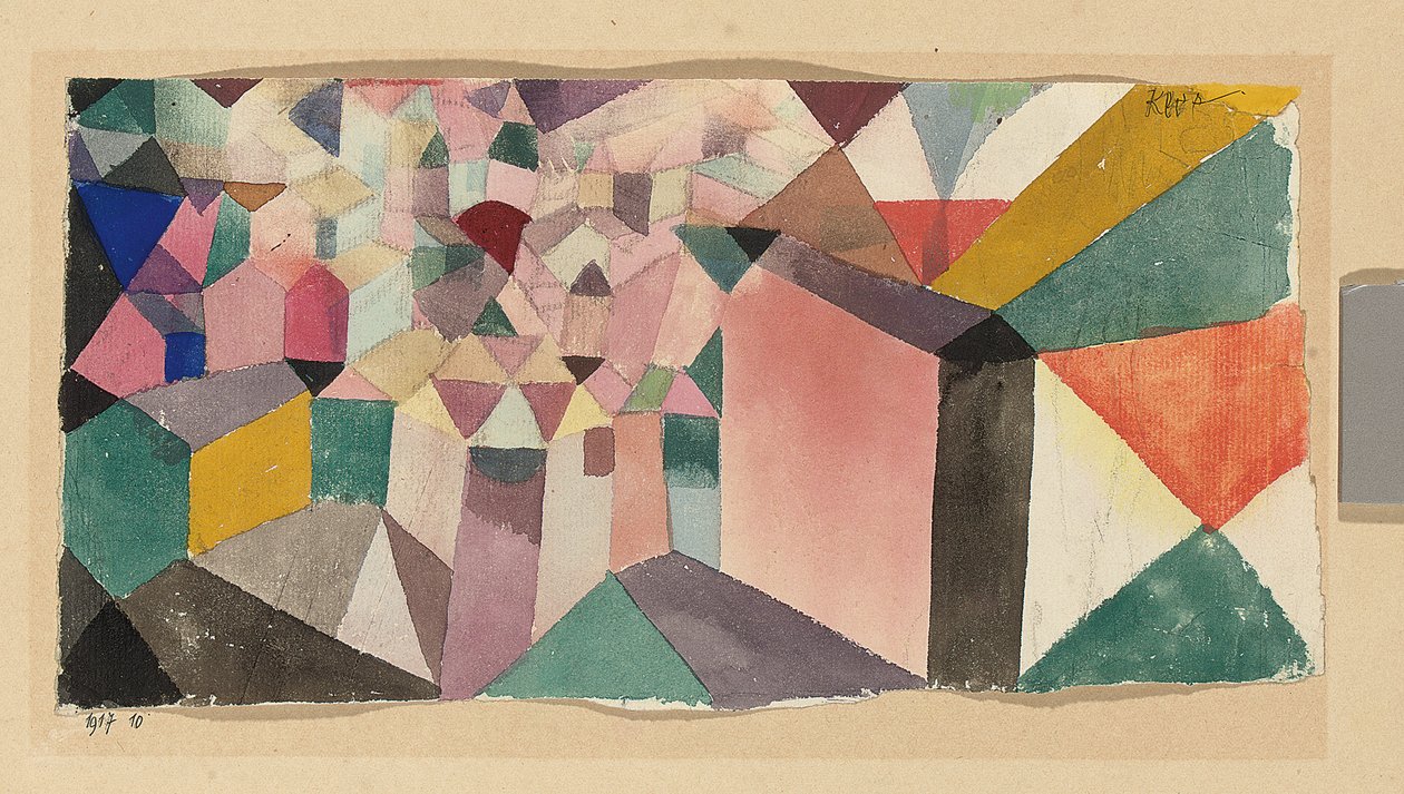 Percepção de uma cidade; Percepção de uma cidade de Paul Klee