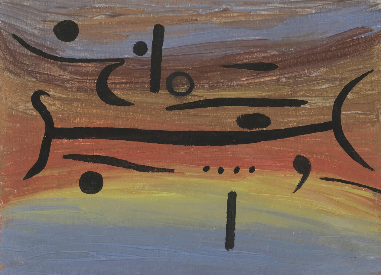 Instrumentos, 1938. de Paul Klee