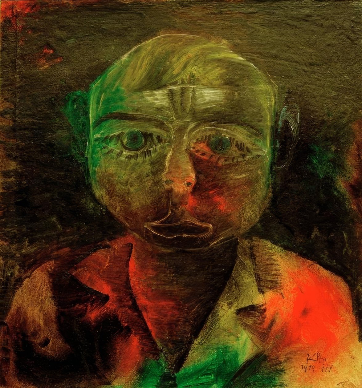 Jovem proletário de Paul Klee
