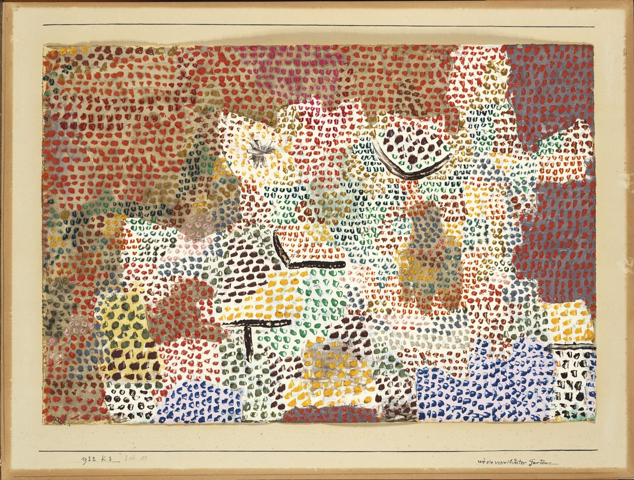 Tal e qual um Garden Run Wild de Paul Klee