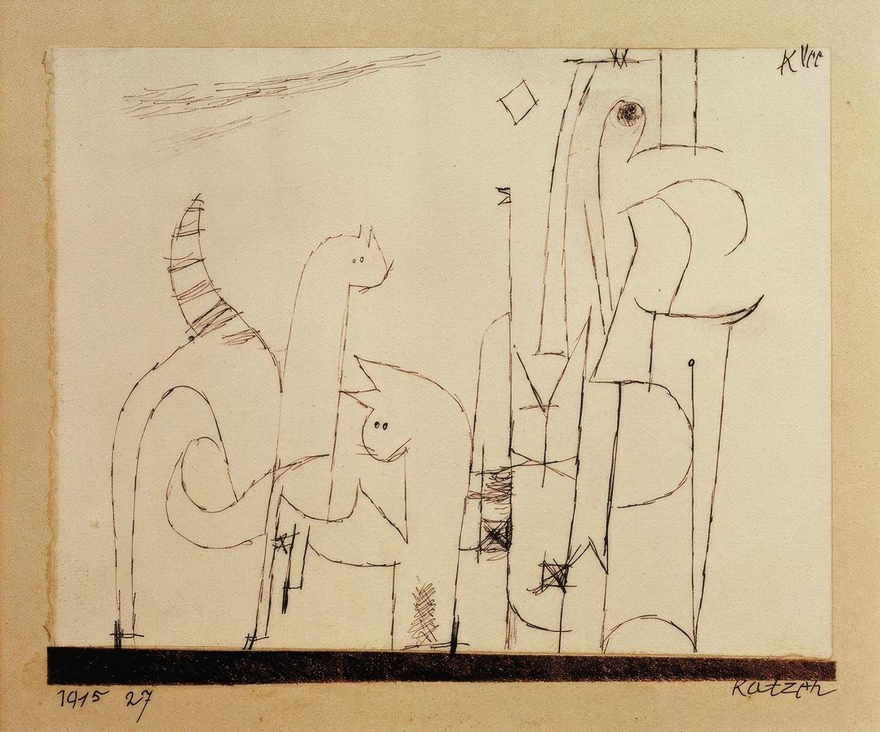gatos de Paul Klee