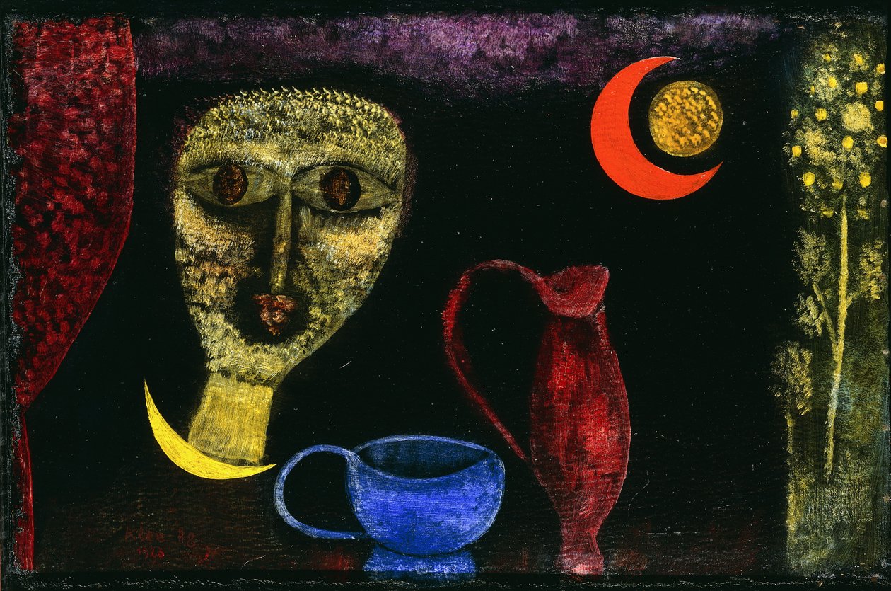 Cerâmica-Mística (No Estilo de uma Natureza Morta) de Paul Klee