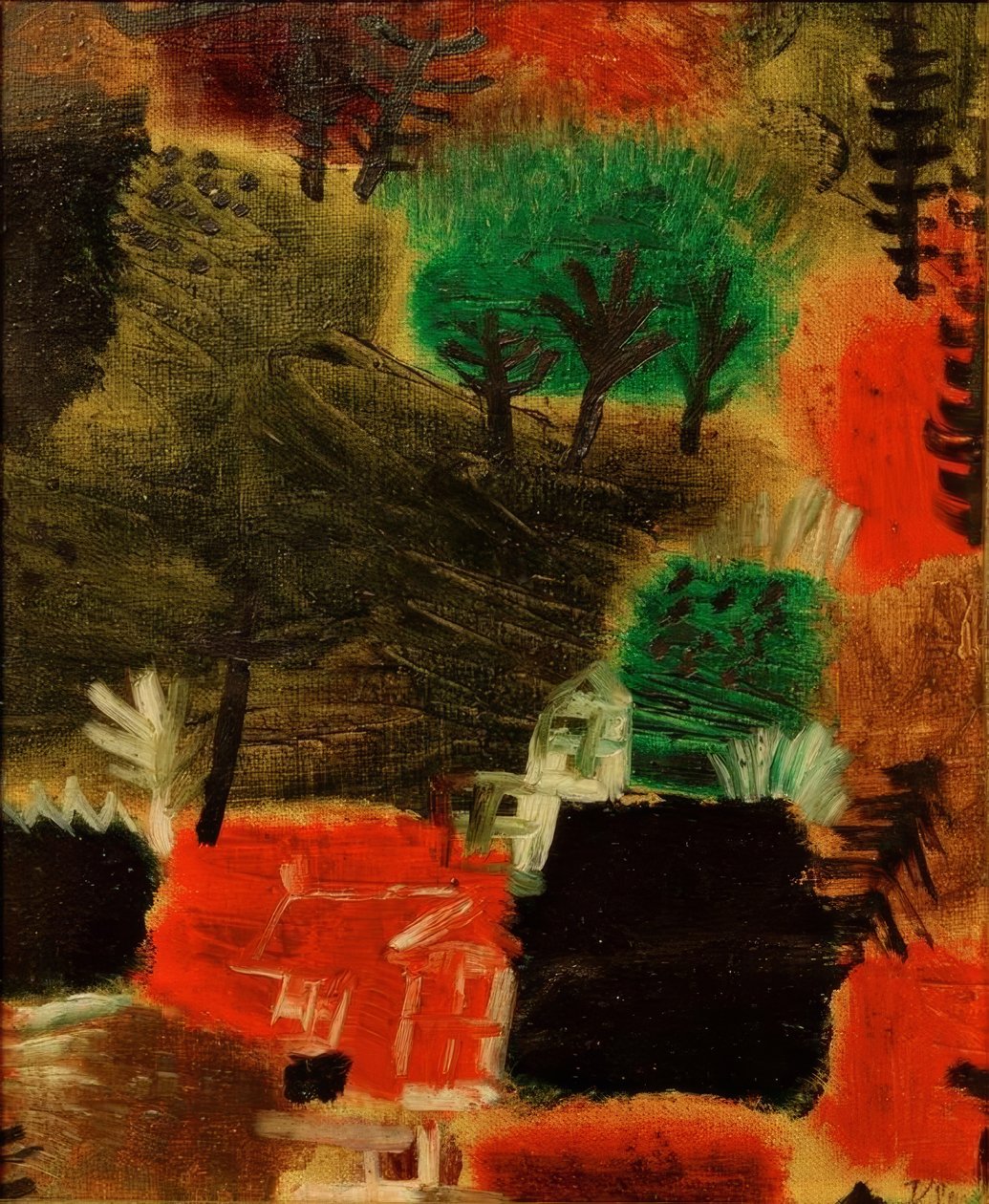 Paisagem pequena de Paul Klee