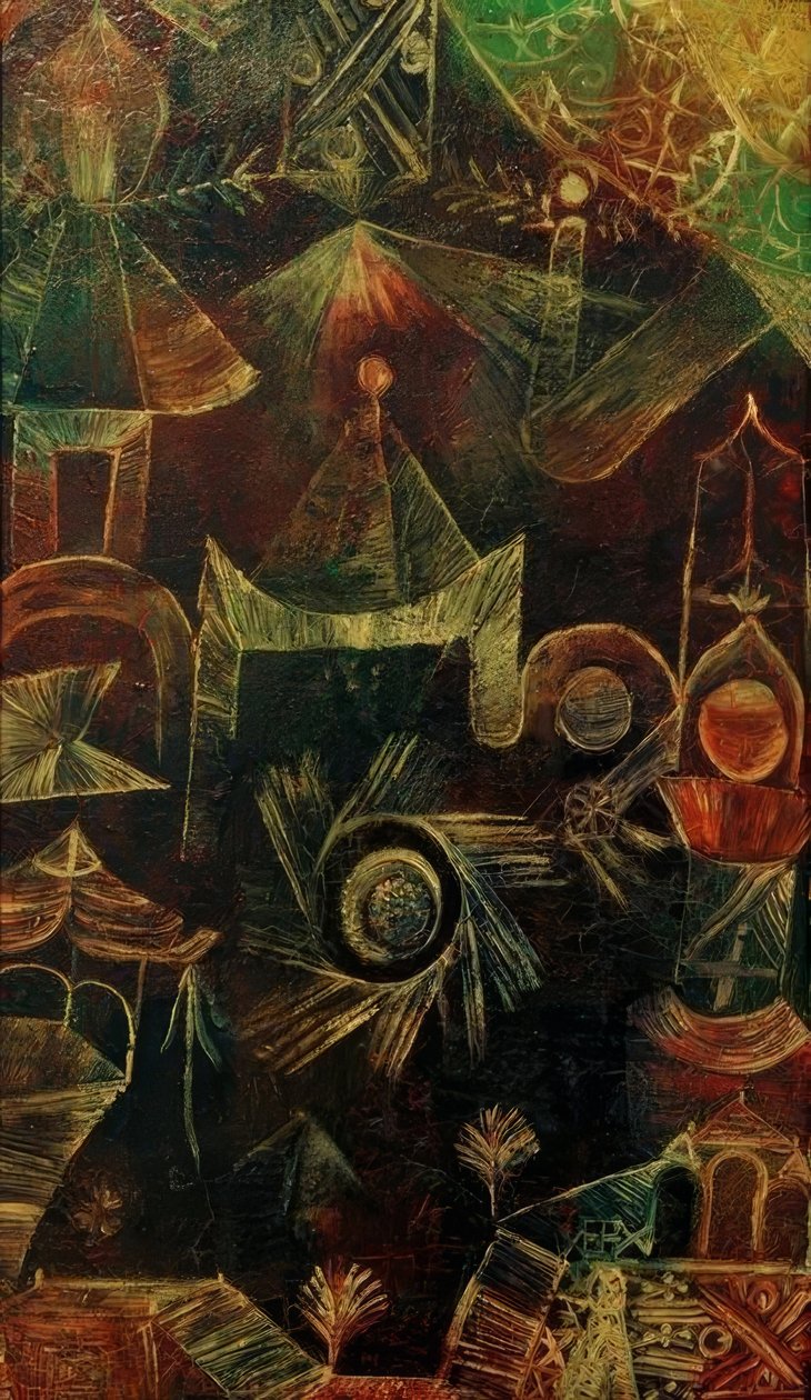 Architectural cósmico de Paul Klee