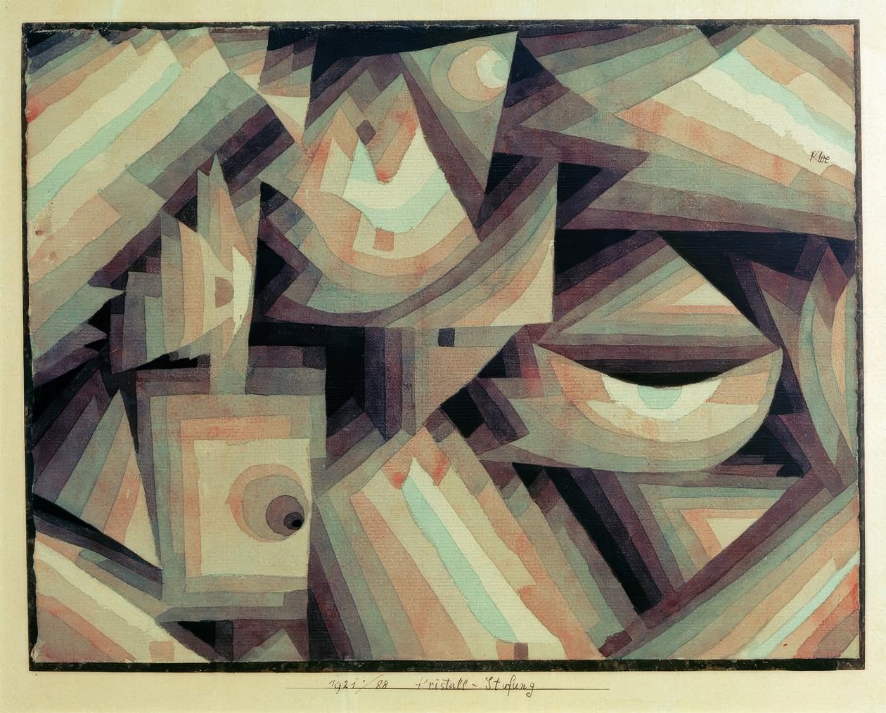 cristal classificação de Paul Klee