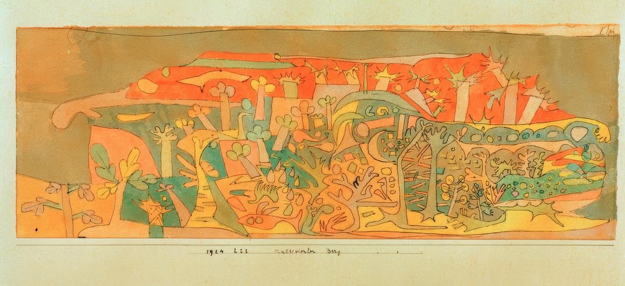 Montanha cultivada de Paul Klee