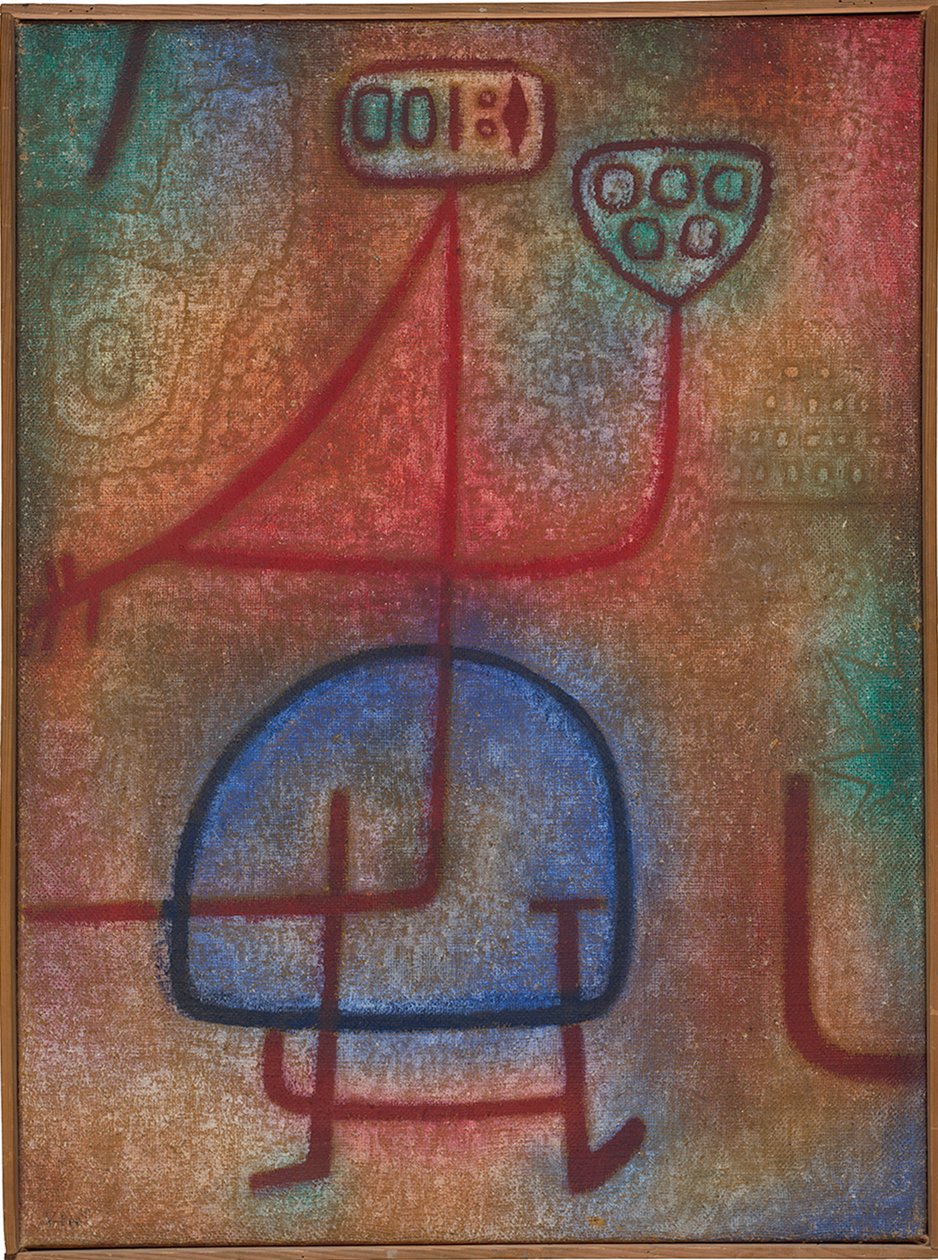 O belo jardineiro The Beautiful Gardener, 1939. de Paul Klee