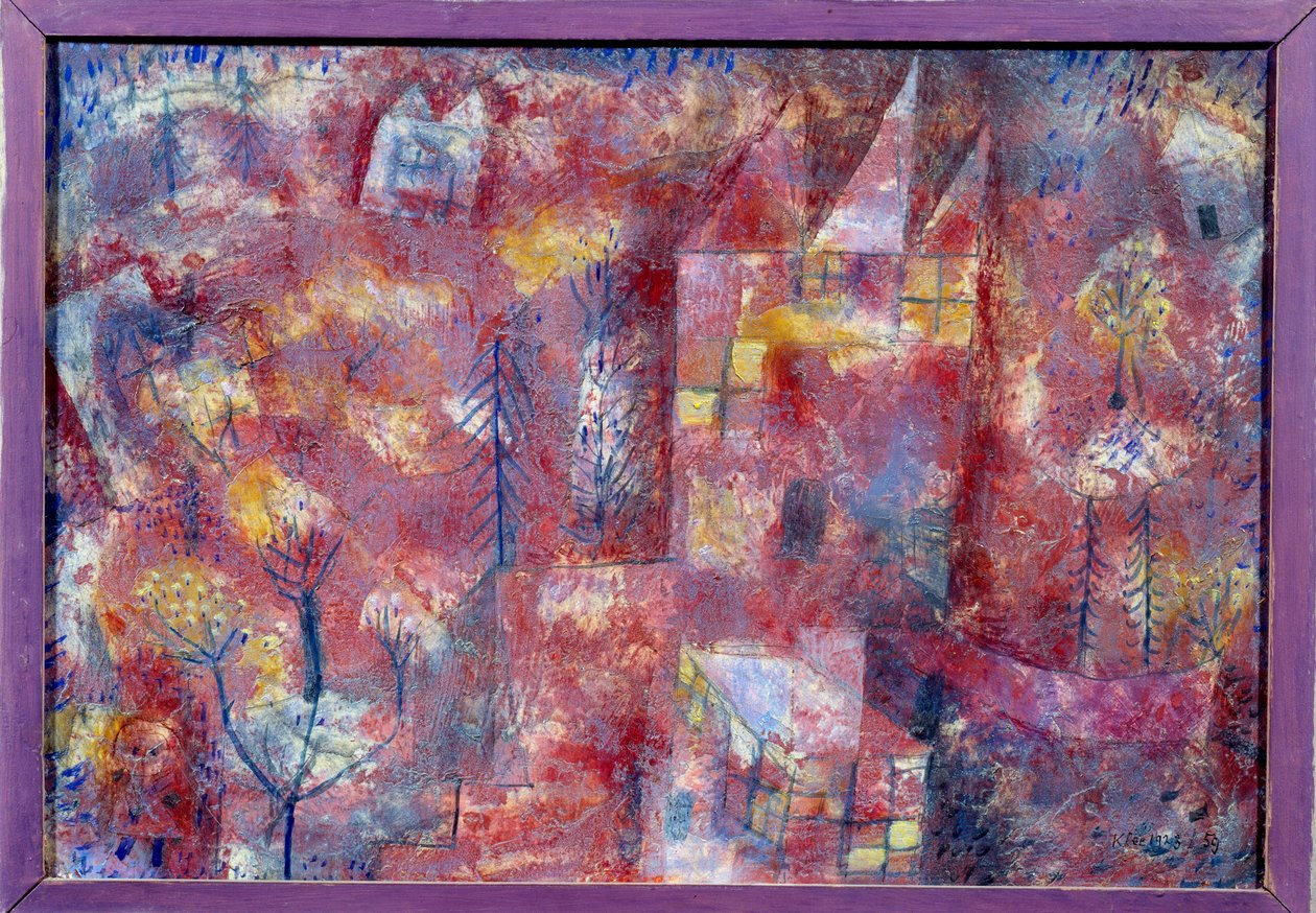 Paisagem na Criança de Paul Klee