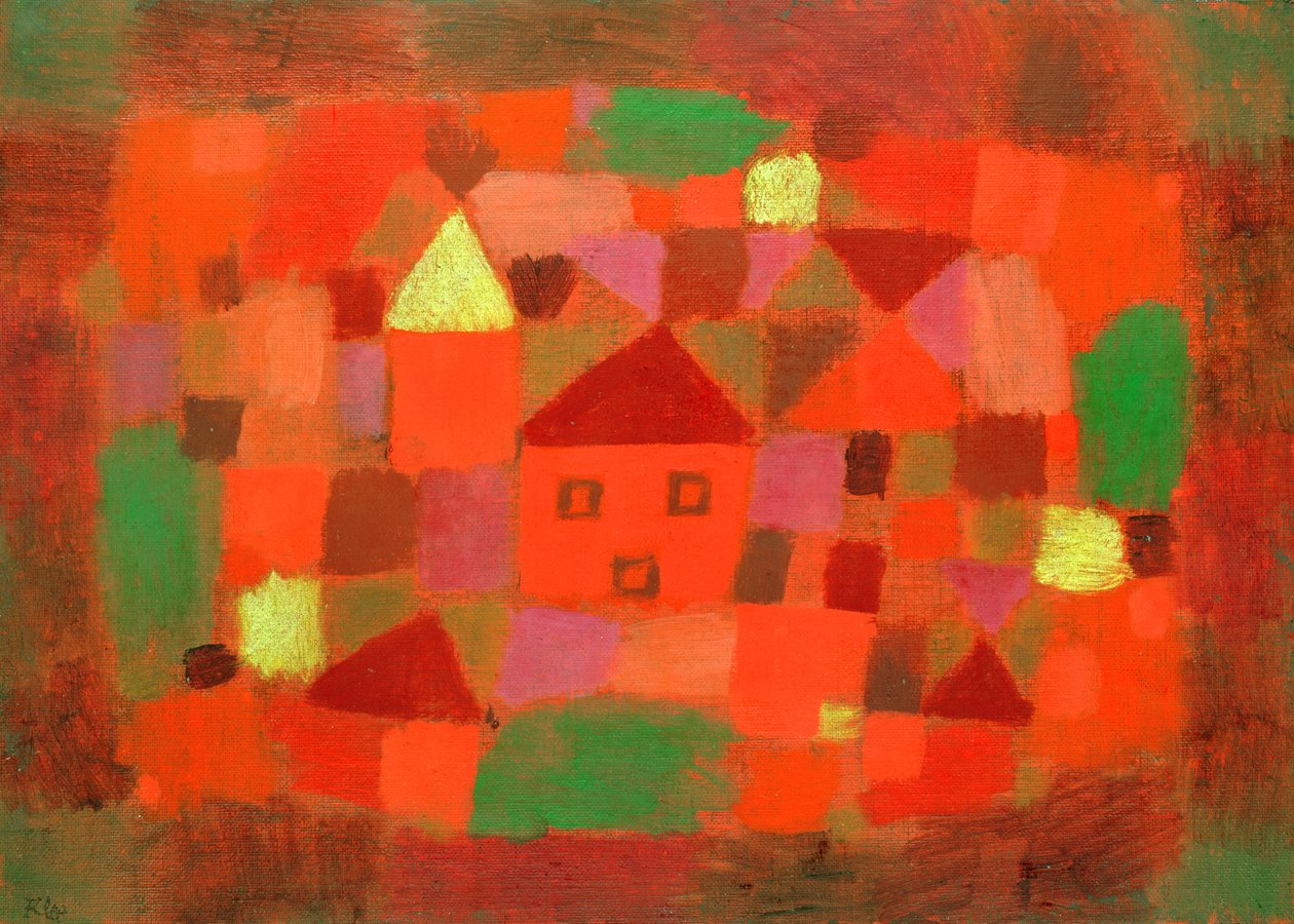 Paisagem com pôr-do-sol de Paul Klee