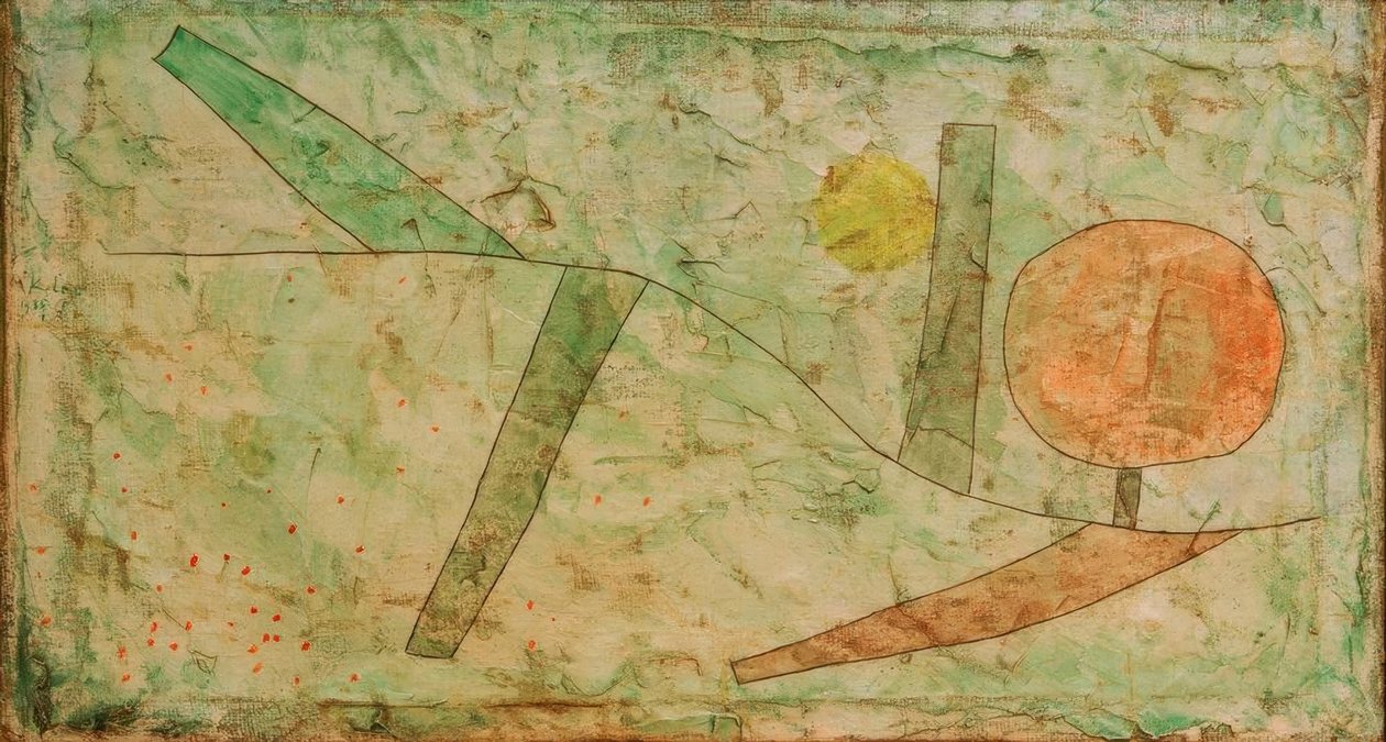 Paisagem no início de Paul Klee