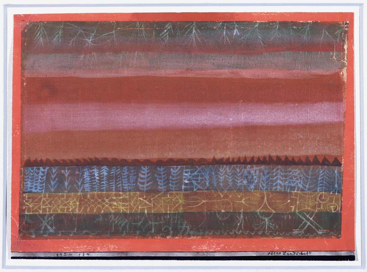 Paisagem em camadas de Paul Klee