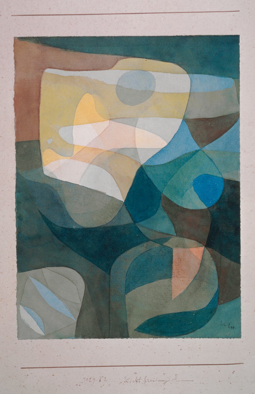 Radiodifusão I, 1929. de Paul Klee