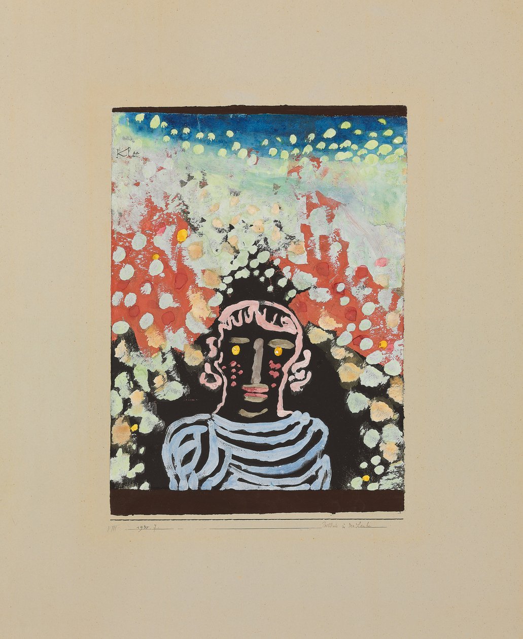 Gosto no caramanchão; Bildnis in der Laube de Paul Klee