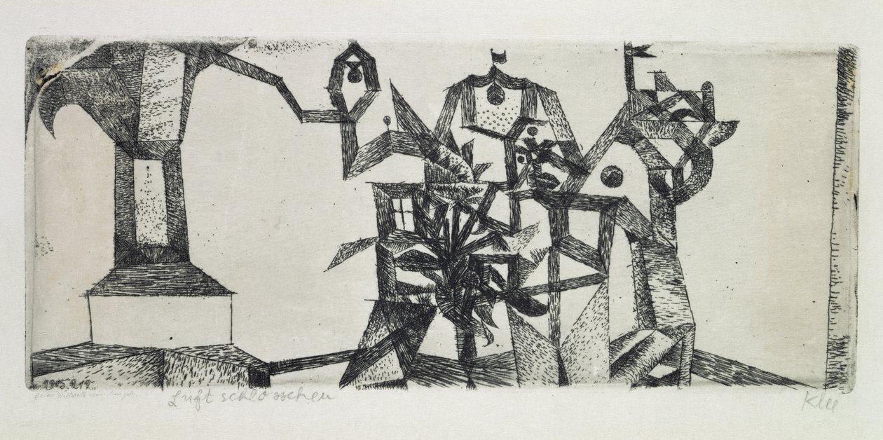 Pequeno castelo no ar de Paul Klee