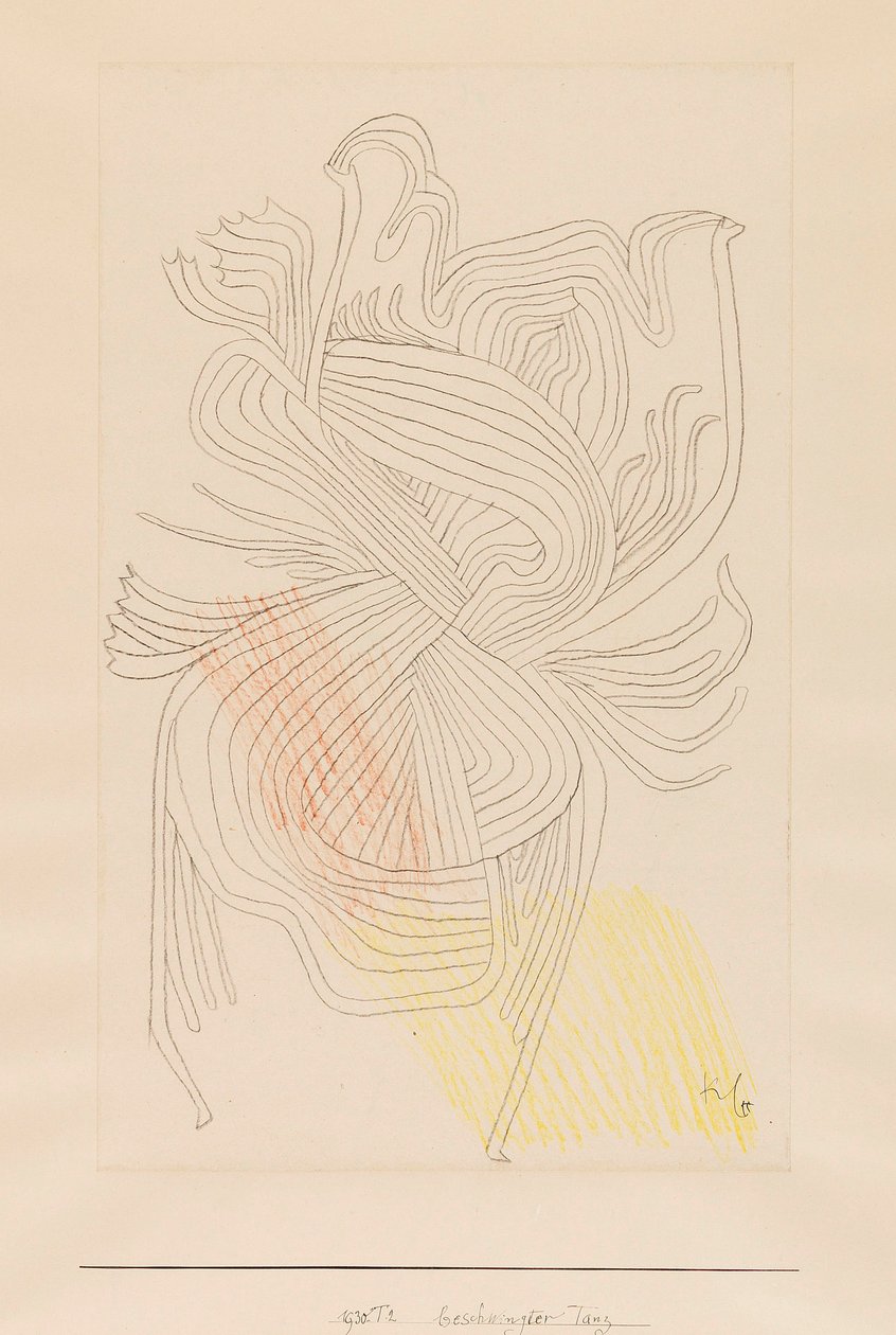 Dança animada, 1930. de Paul Klee