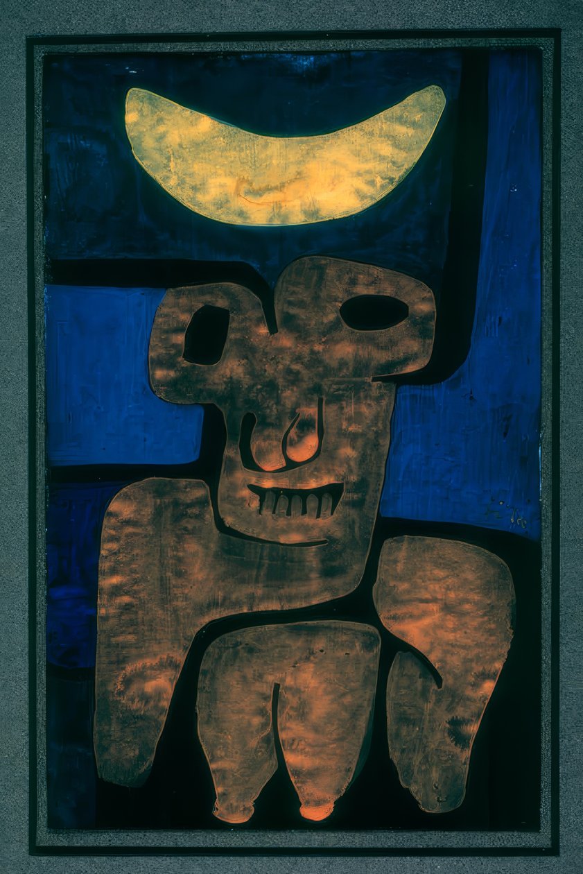 Luna, o bárbaro de Paul Klee