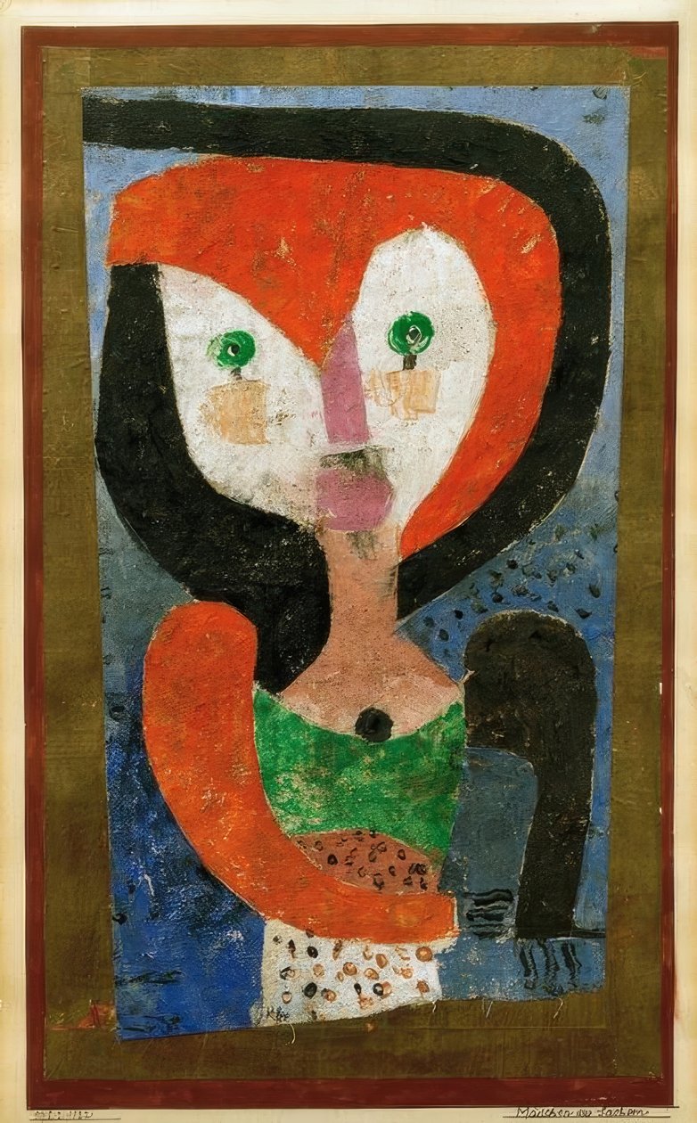 Garota da Saxônia de Paul Klee