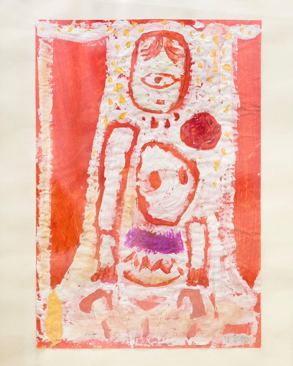 Mädchen mit Ansteckblume (menina com broche) de Paul Klee
