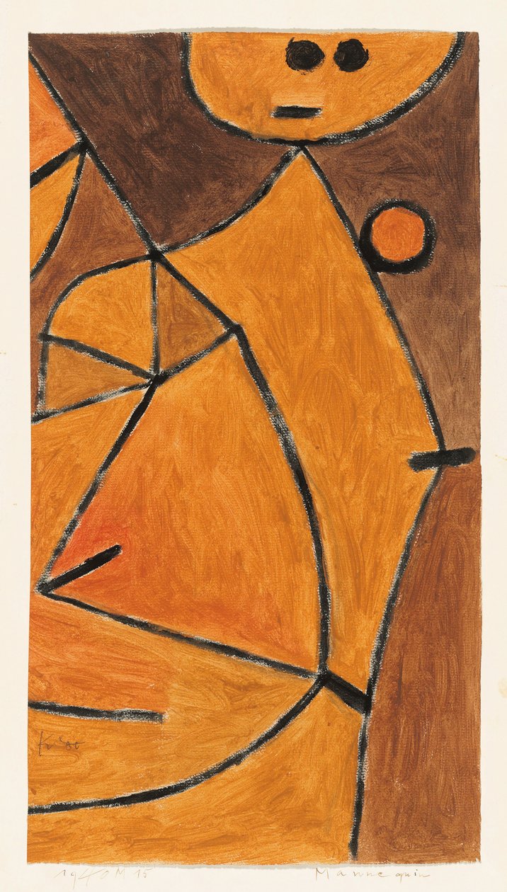 Manequim, 1940. de Paul Klee
