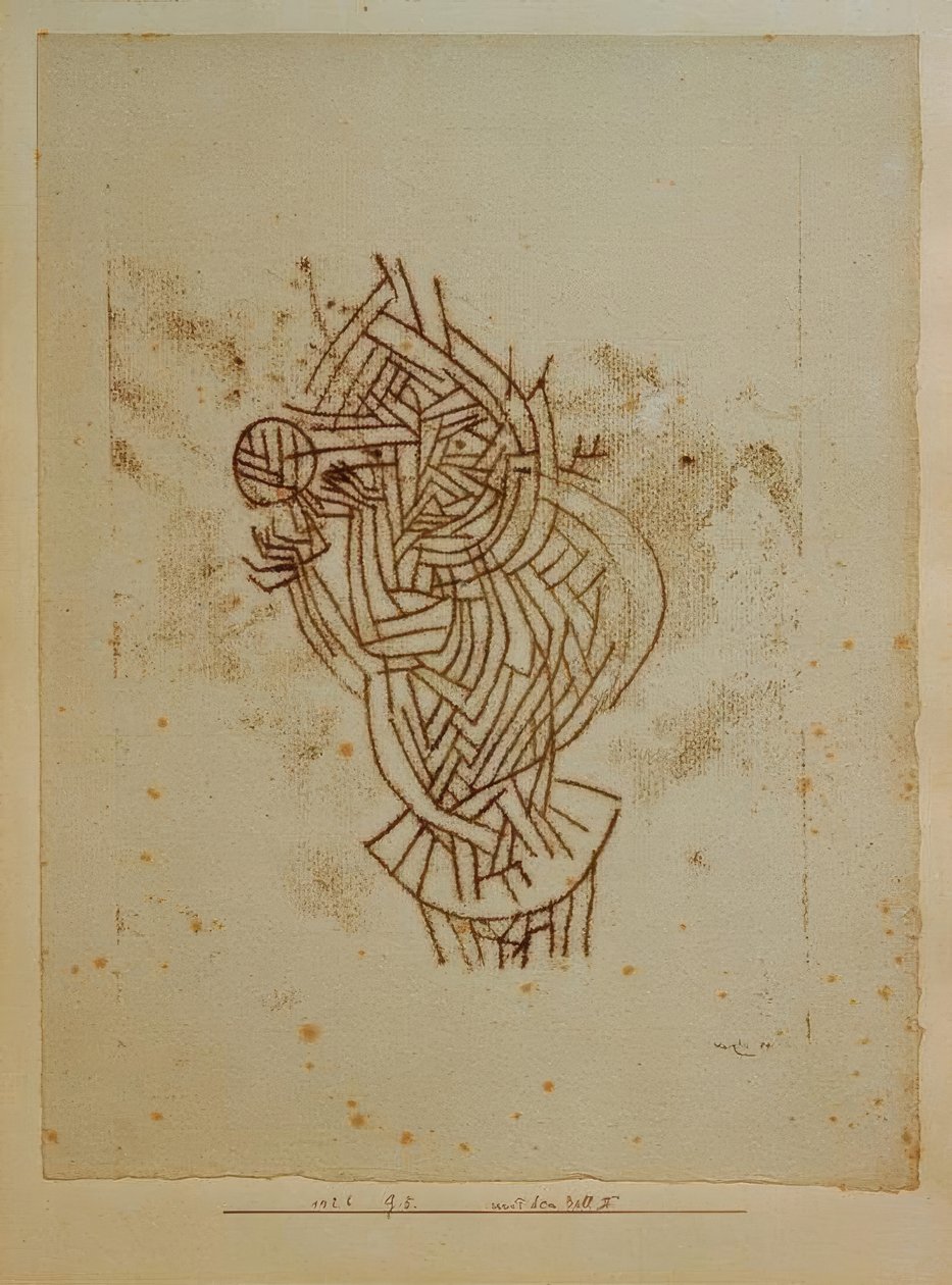Com a bola II de Paul Klee