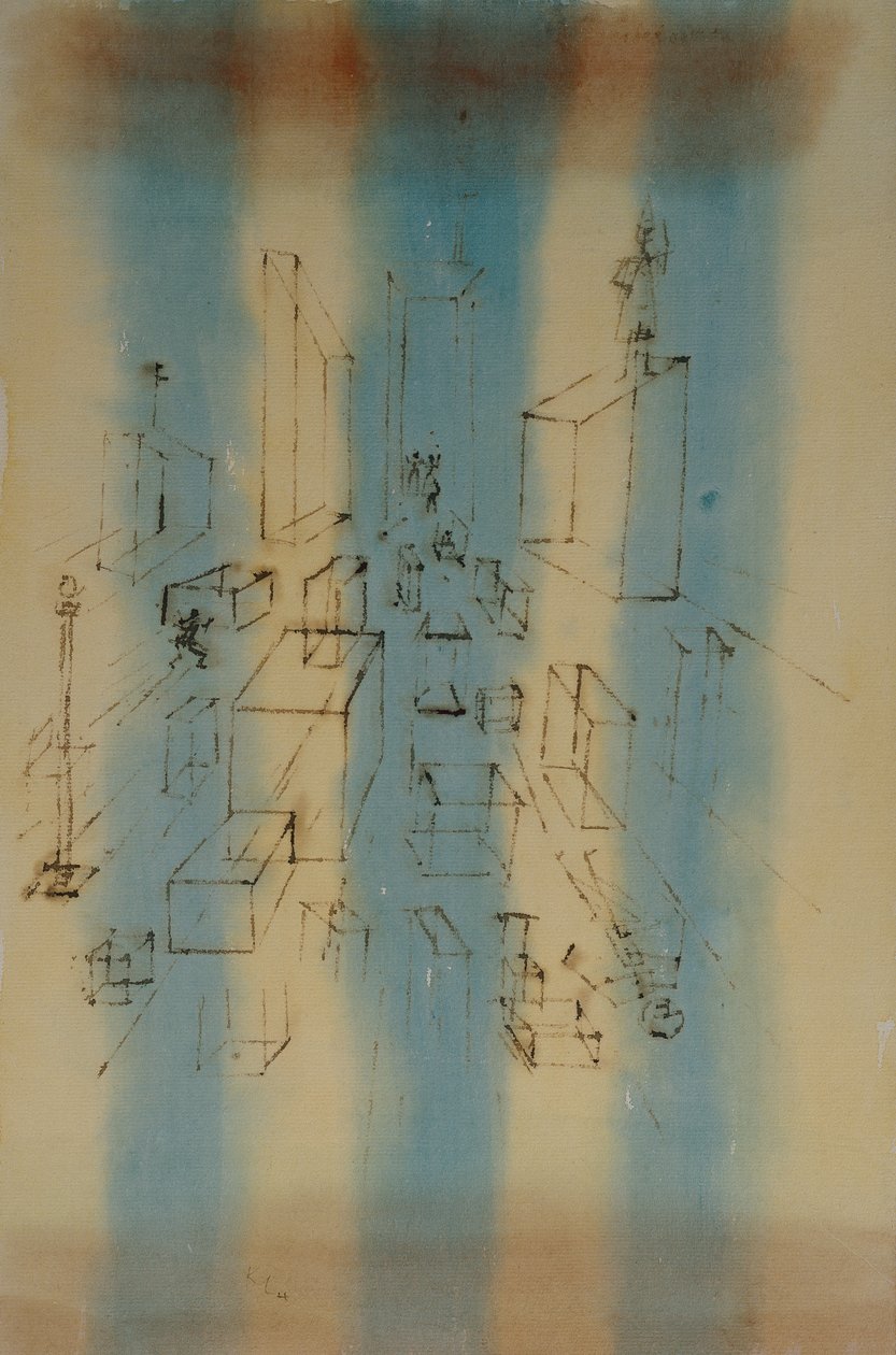 Impressão de mobiliário de Paul Klee