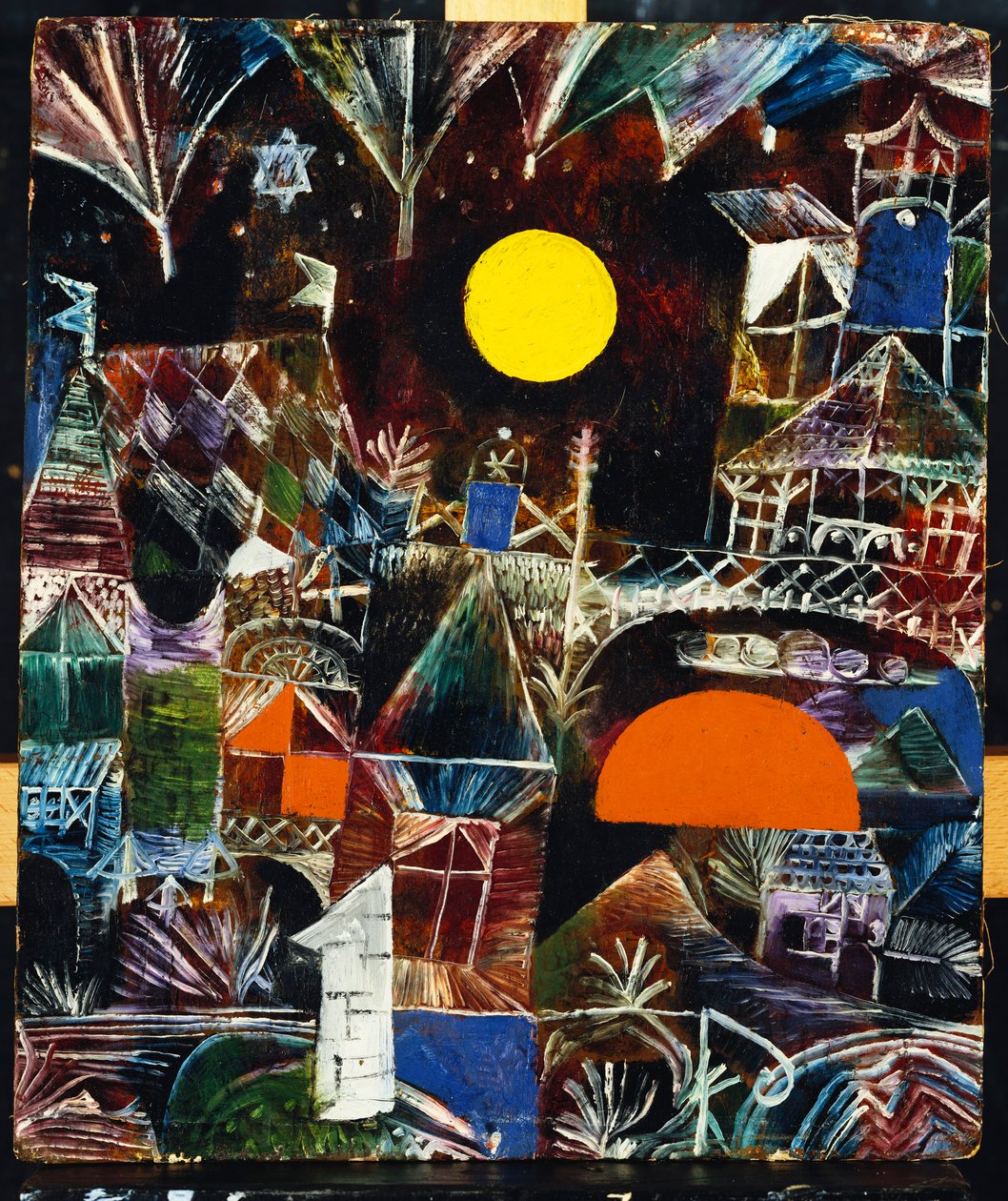Nascer da Lua - Pôr-do-sol de Paul Klee