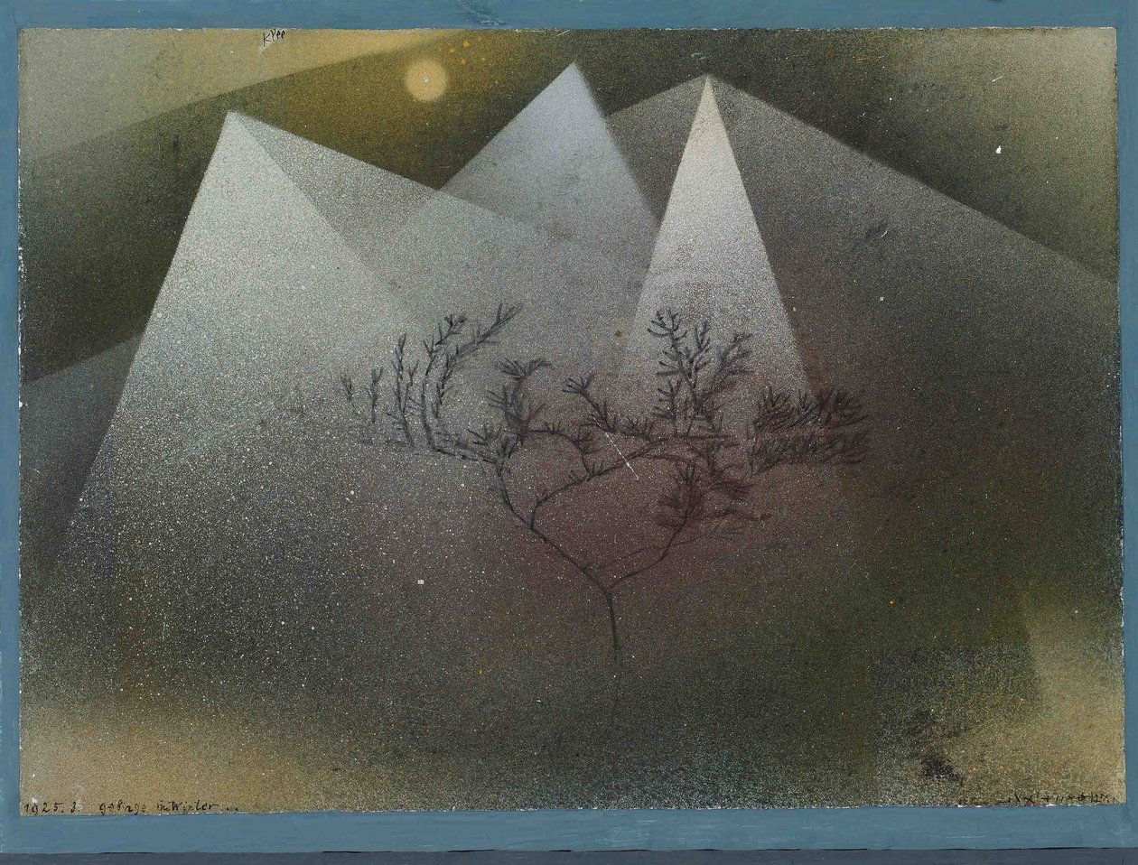 Montanhas no inverno Montanhas no inverno, 1925. de Paul Klee