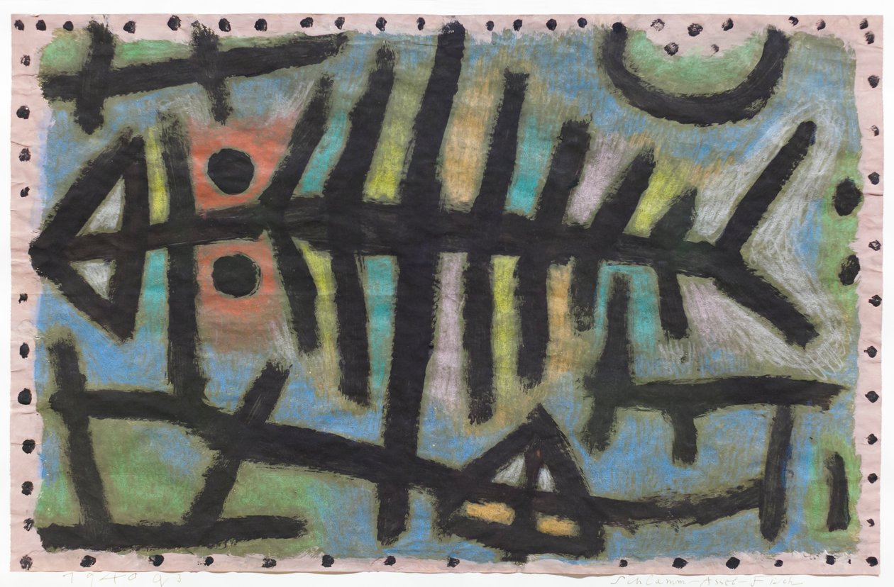 Peixe de lama (peixe Assel de lama) de Paul Klee