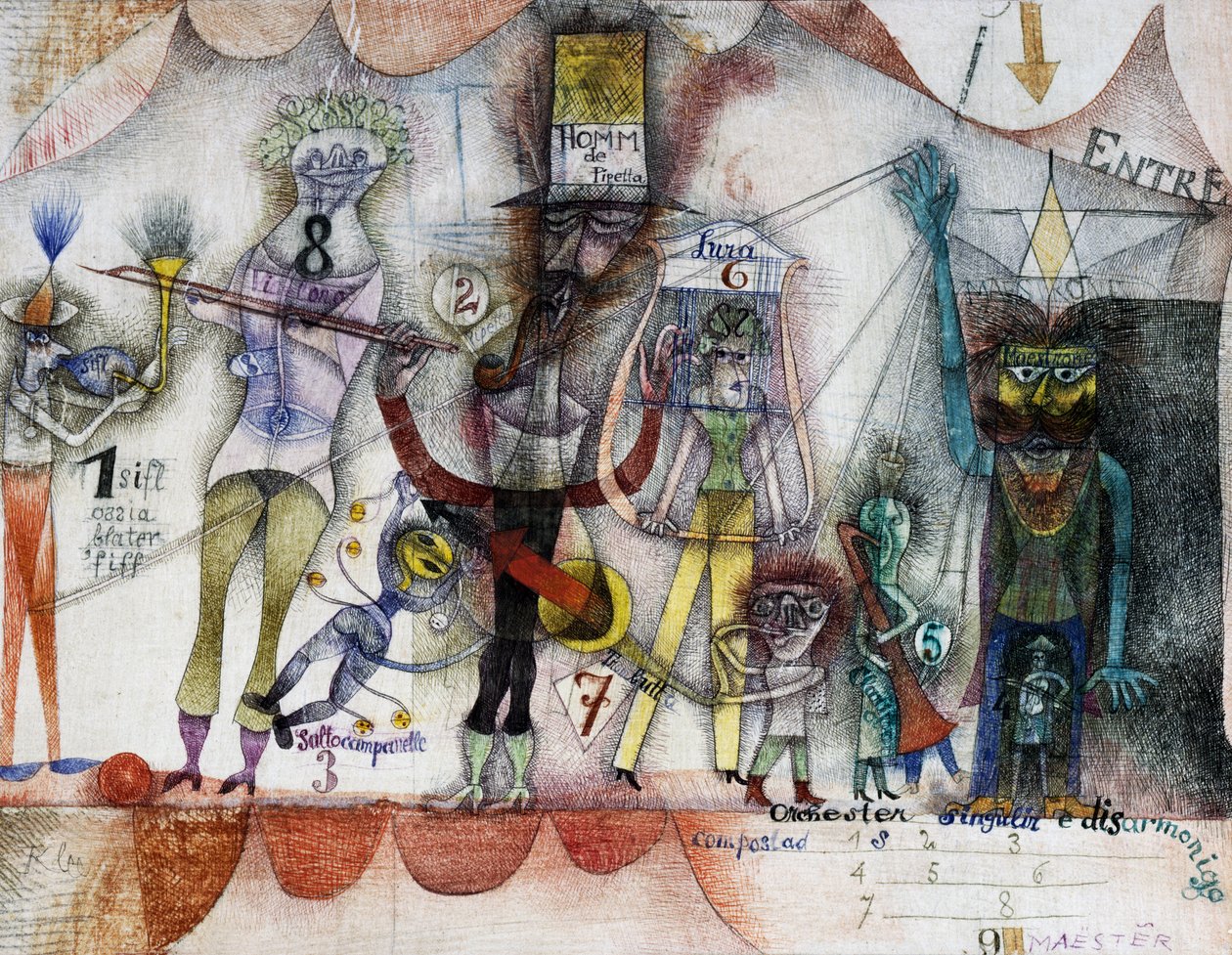 Música na feira de Paul Klee