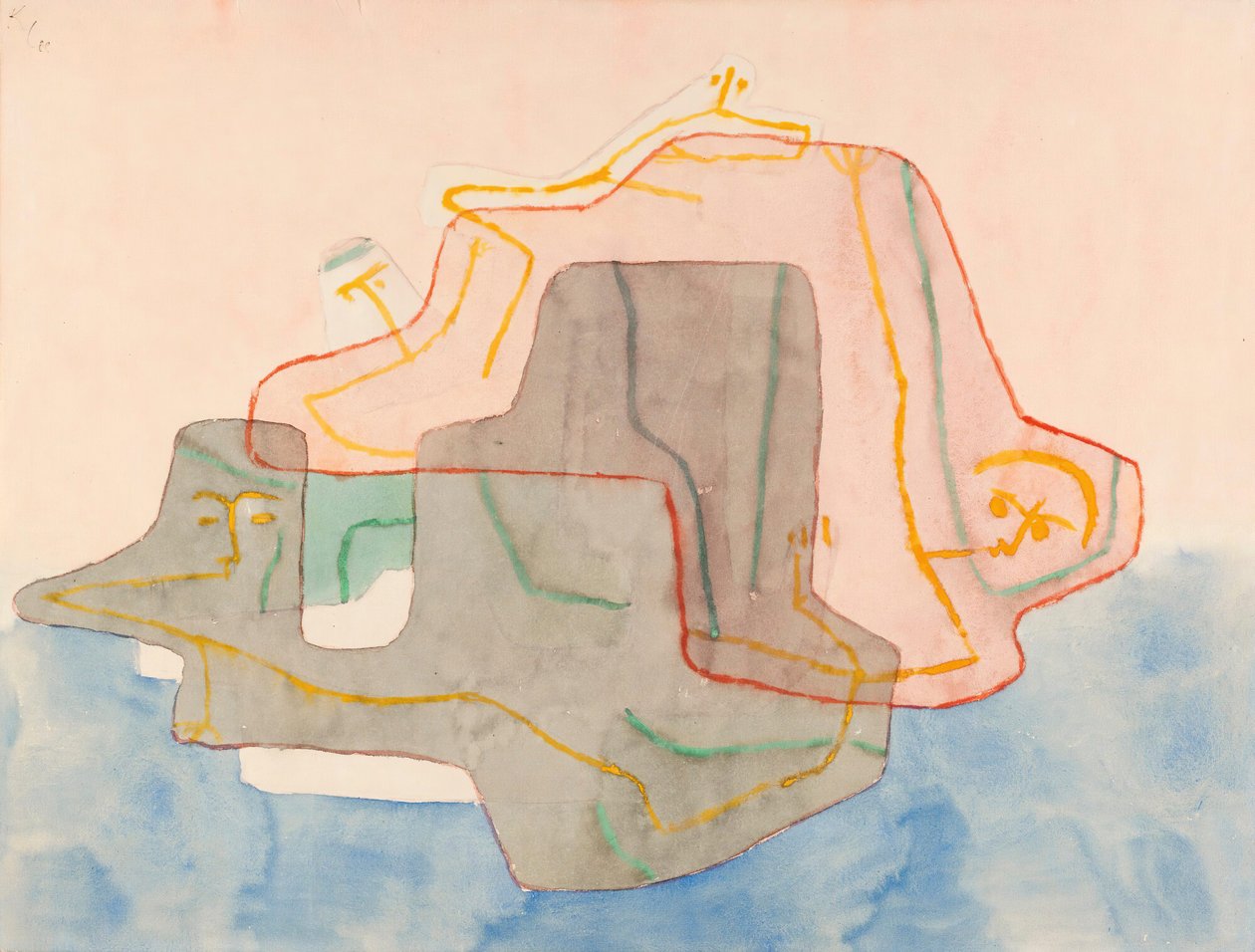Mito de uma ilha, 1930. de Paul Klee