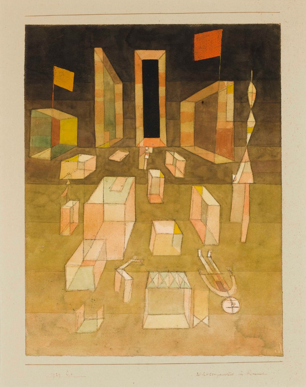 Descomposto no Espaço Descomposto no Espaço, 1929. de Paul Klee