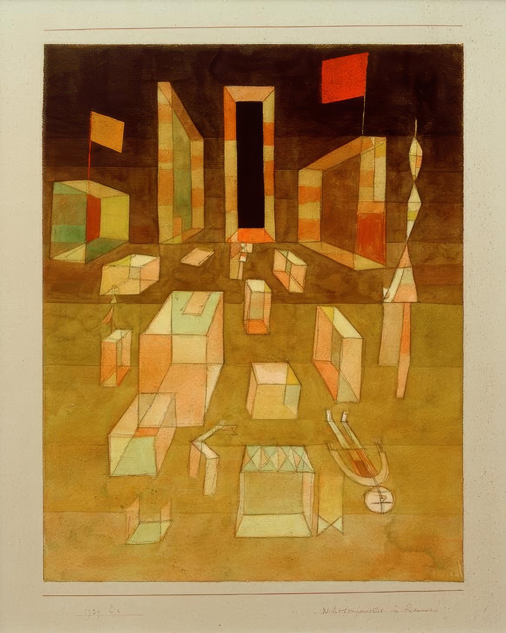 Não composto no quarto de Paul Klee