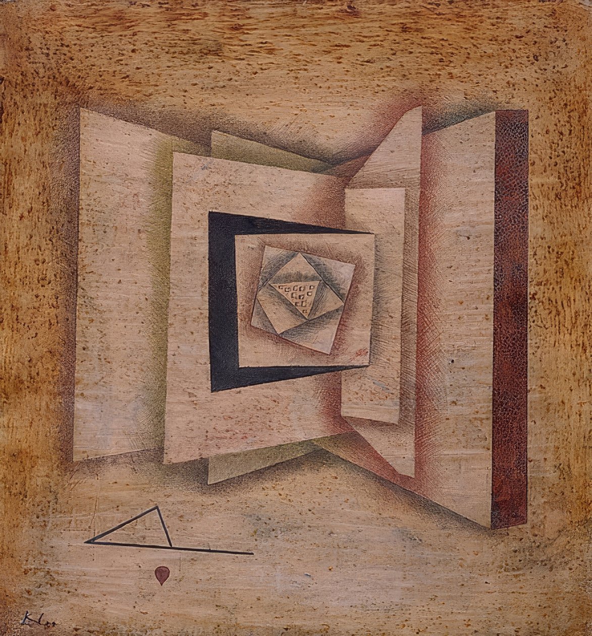 Livro aberto. 1930 de Paul Klee