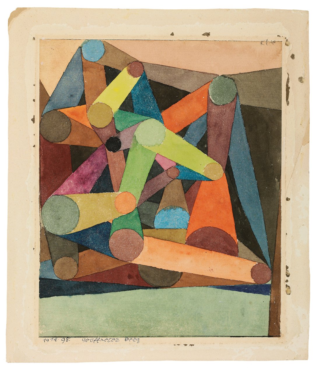 Montanha Aberta de Paul Klee