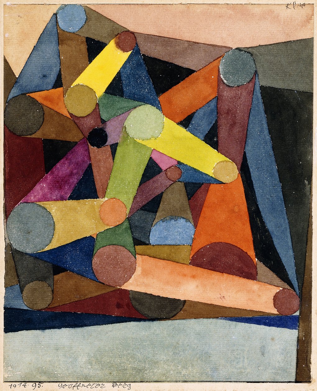 Montanha Aberta de Paul Klee