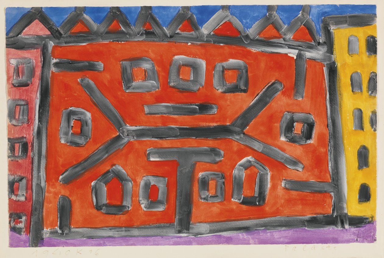 Palácios Palácios, 1940 de Paul Klee