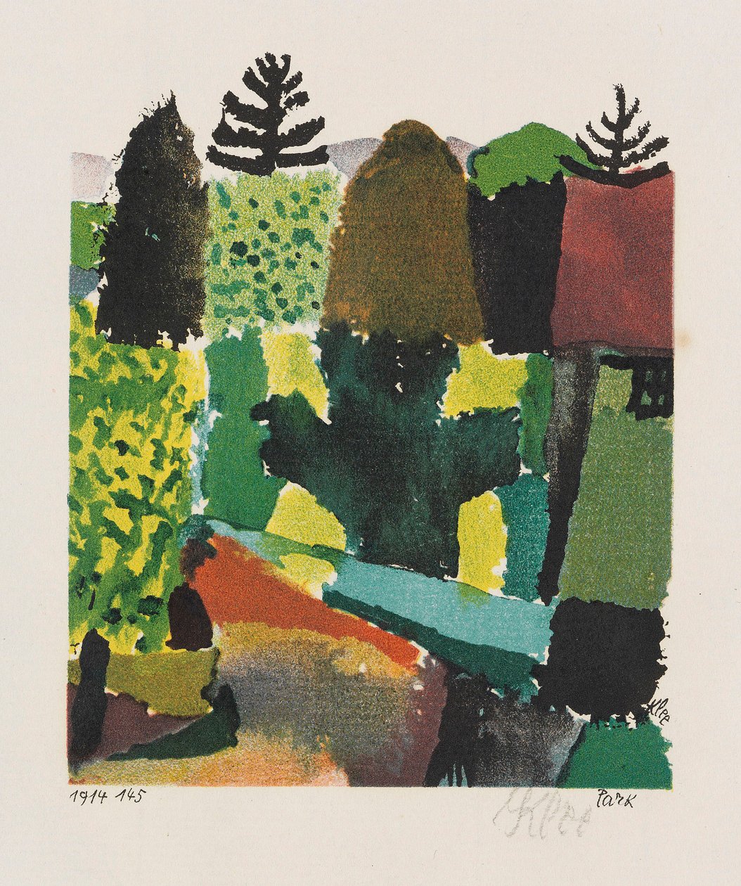 Park, 1914. de Paul Klee