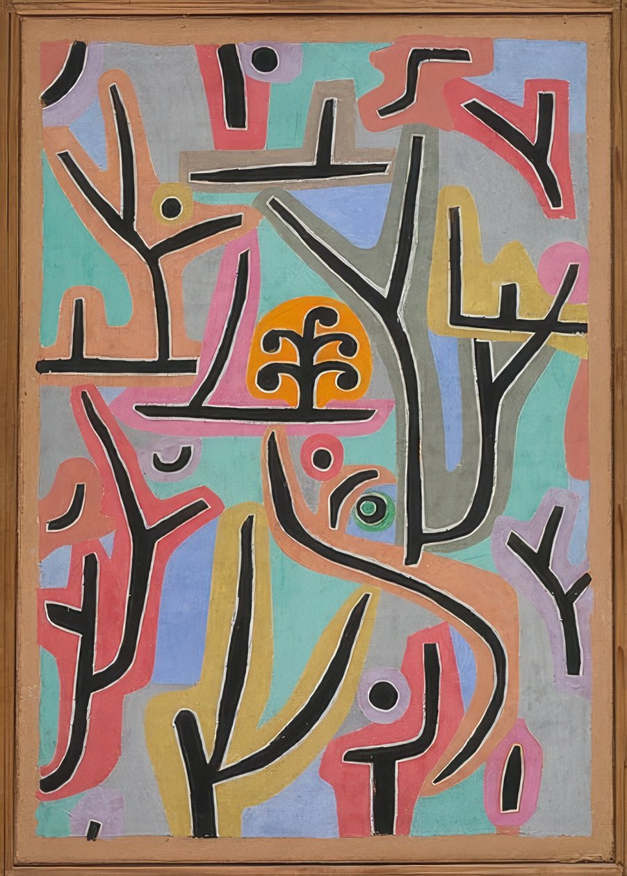 Park bei Lu.1938, 129 (J 9) de Paul Klee
