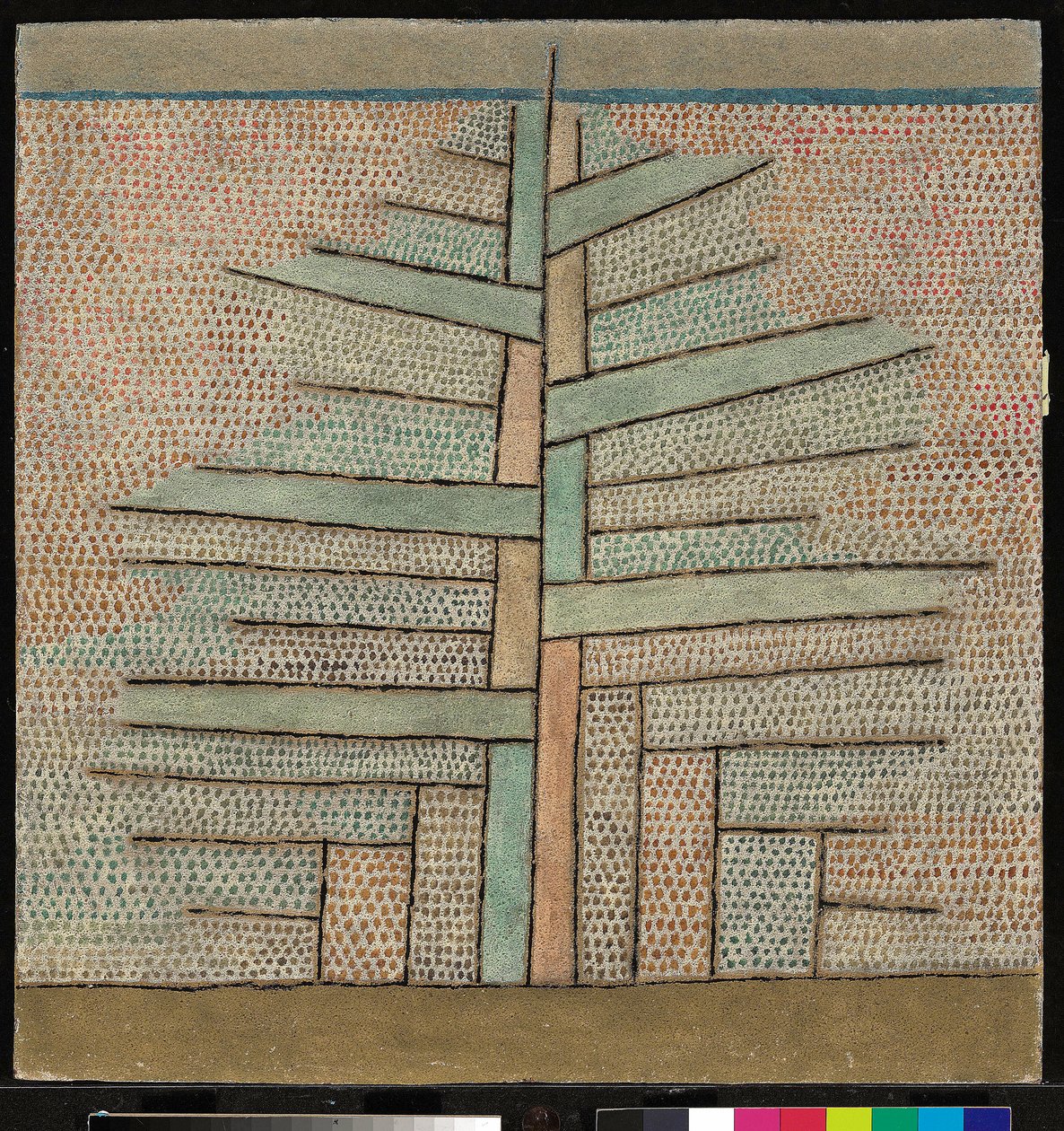 "Pin" (Pinheiro) - Peinture de Paul Klee (1879-1940) de Paul Klee
