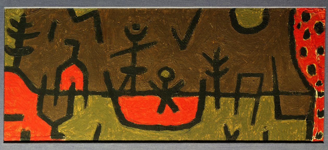 Lago no parque de Paul Klee