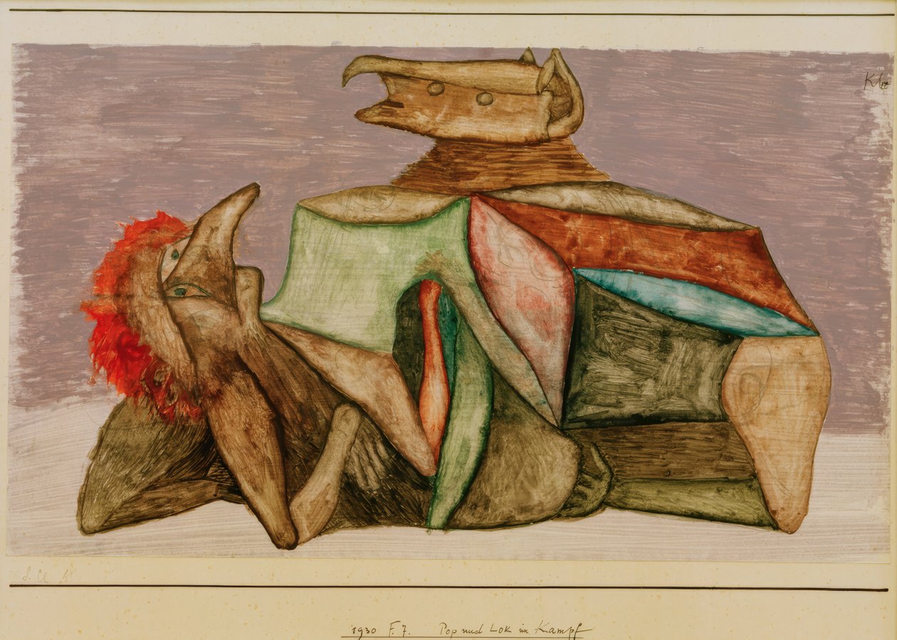 Pop e Lok na luta de Paul Klee