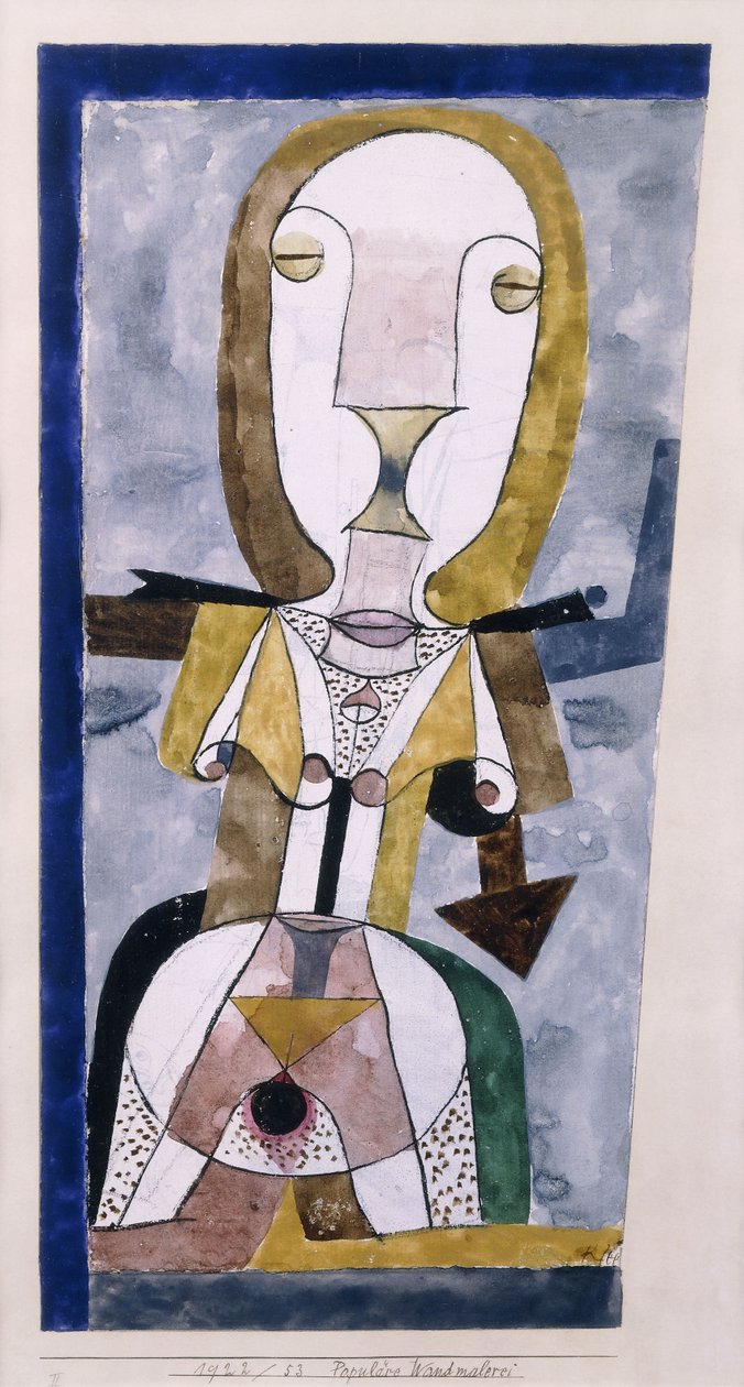 Popular Mural; Populare Wandmalerei de Paul Klee