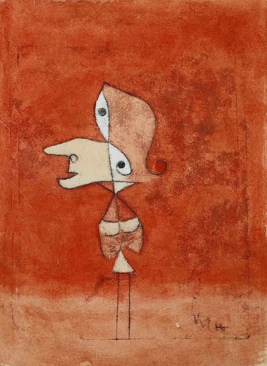 Retrato de Brigitte (Figura Inteira); Bildnis Brigitte (Figura de Ganze) de Paul Klee