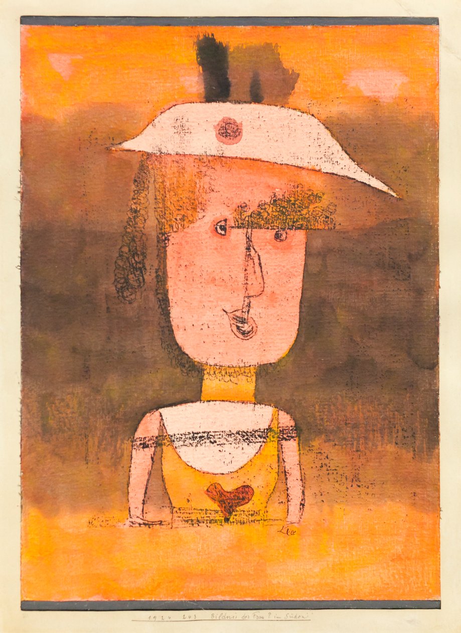 Retrato da Sra. P. no sul de Paul Klee