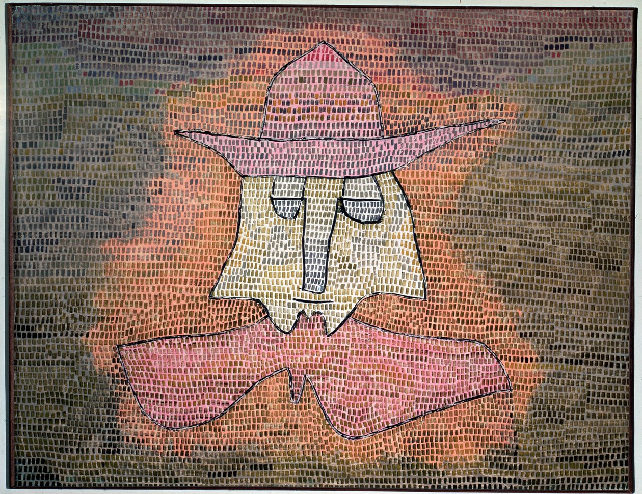 Retrato do reverendo Kol - Pintura de Paul Klee